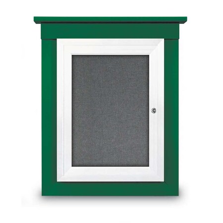 United Visual Products 60"x48" 2-Door Enclosed Letterboard, Burgundy Vinyl/Cherry UV2626O-CHERRY-BURGUNVL
